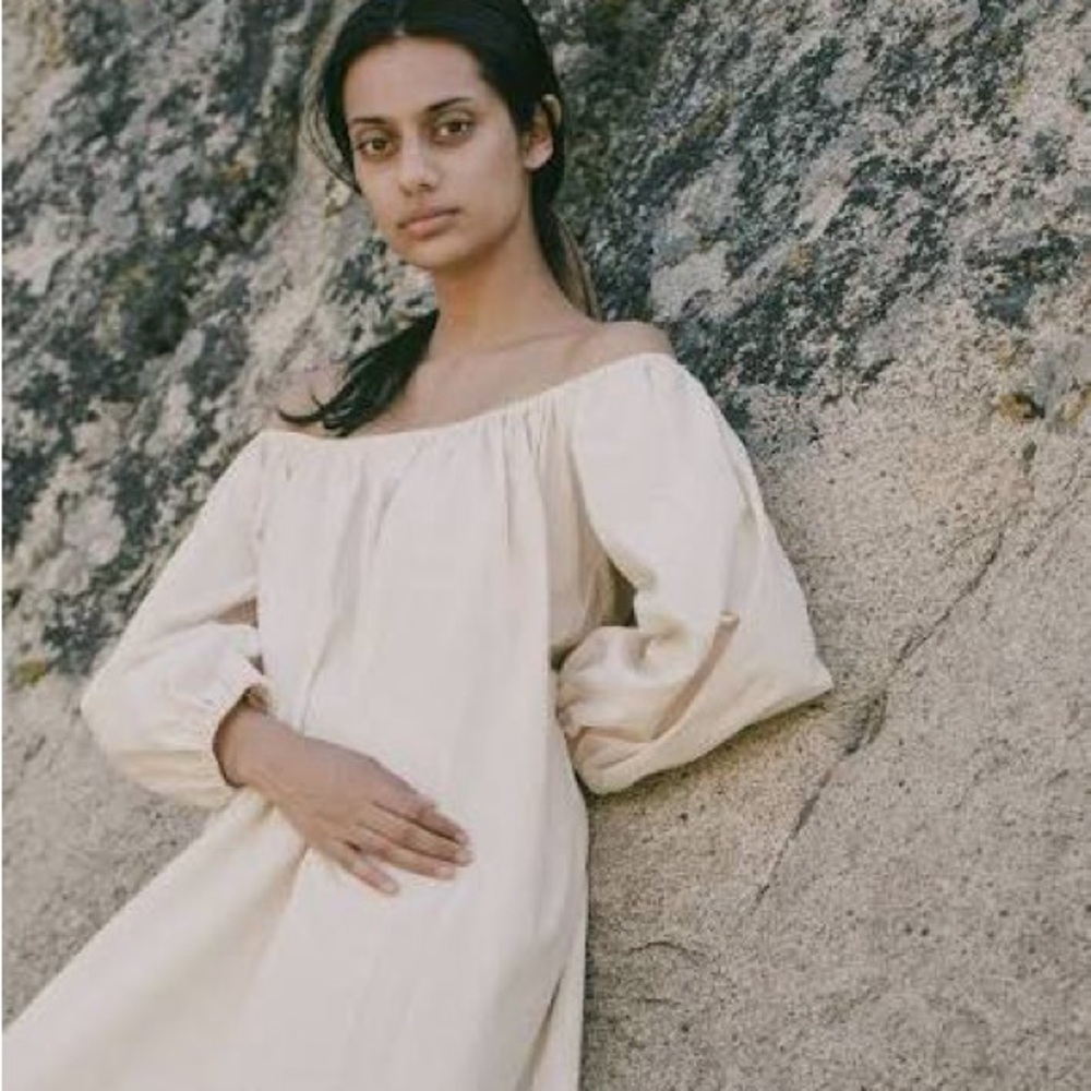 OZMA Ana off the shoulder dress